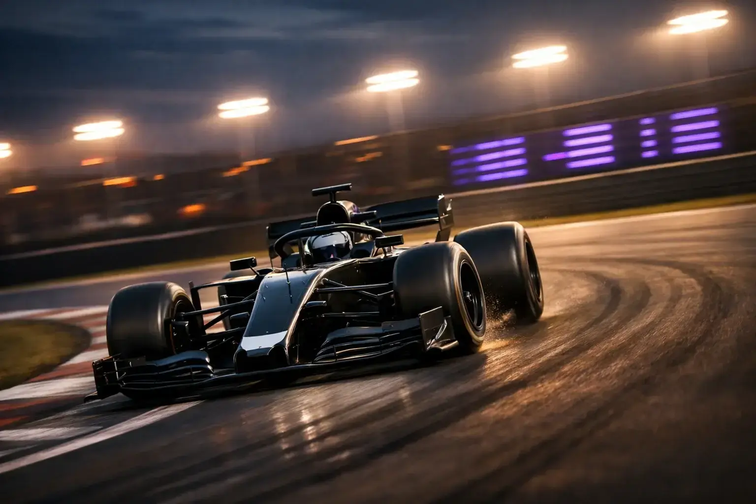 F1-bolide rijdt snelste ronde met paarse sectoren