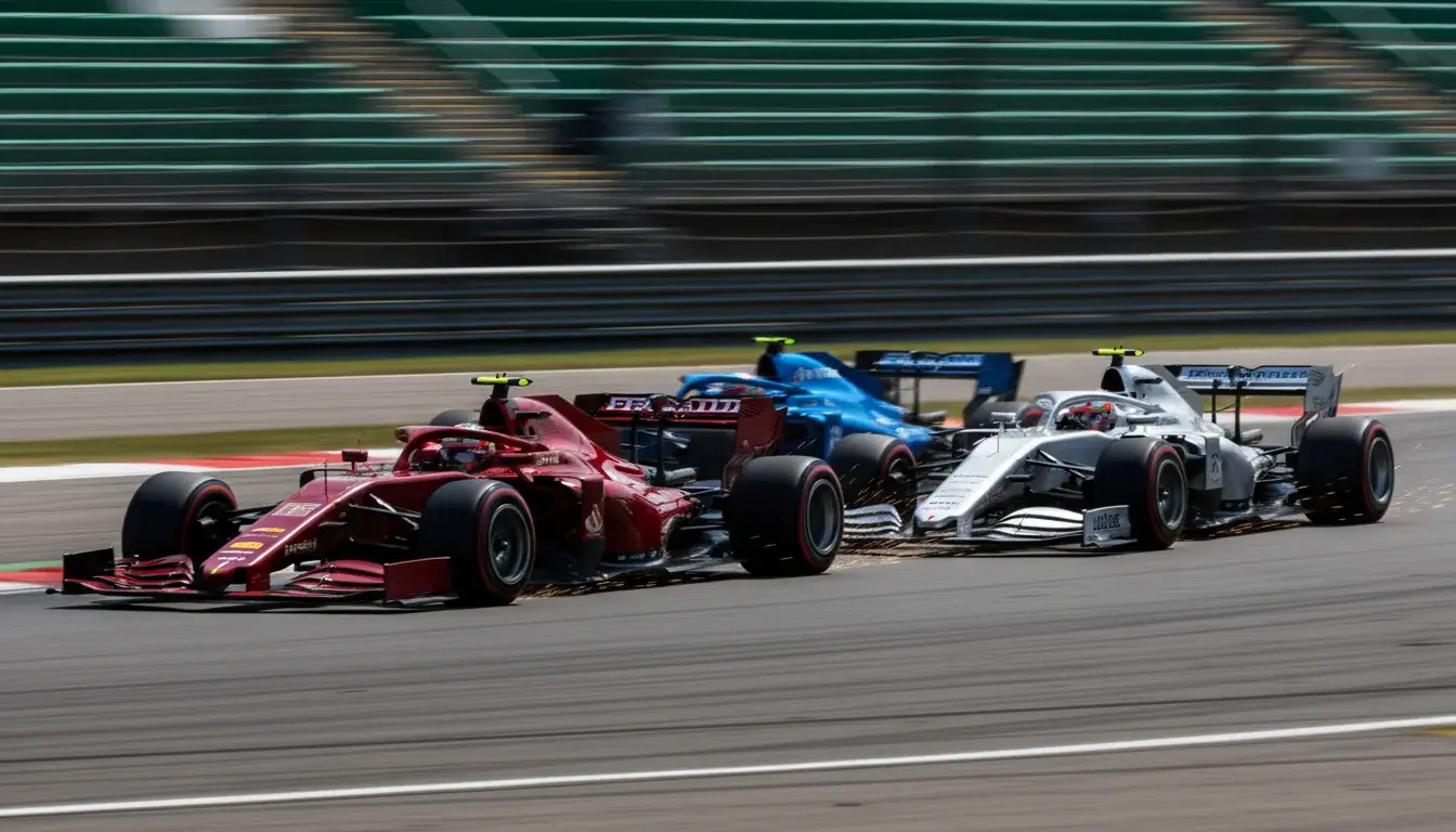 F1-bolides in gevecht voor puntenposities